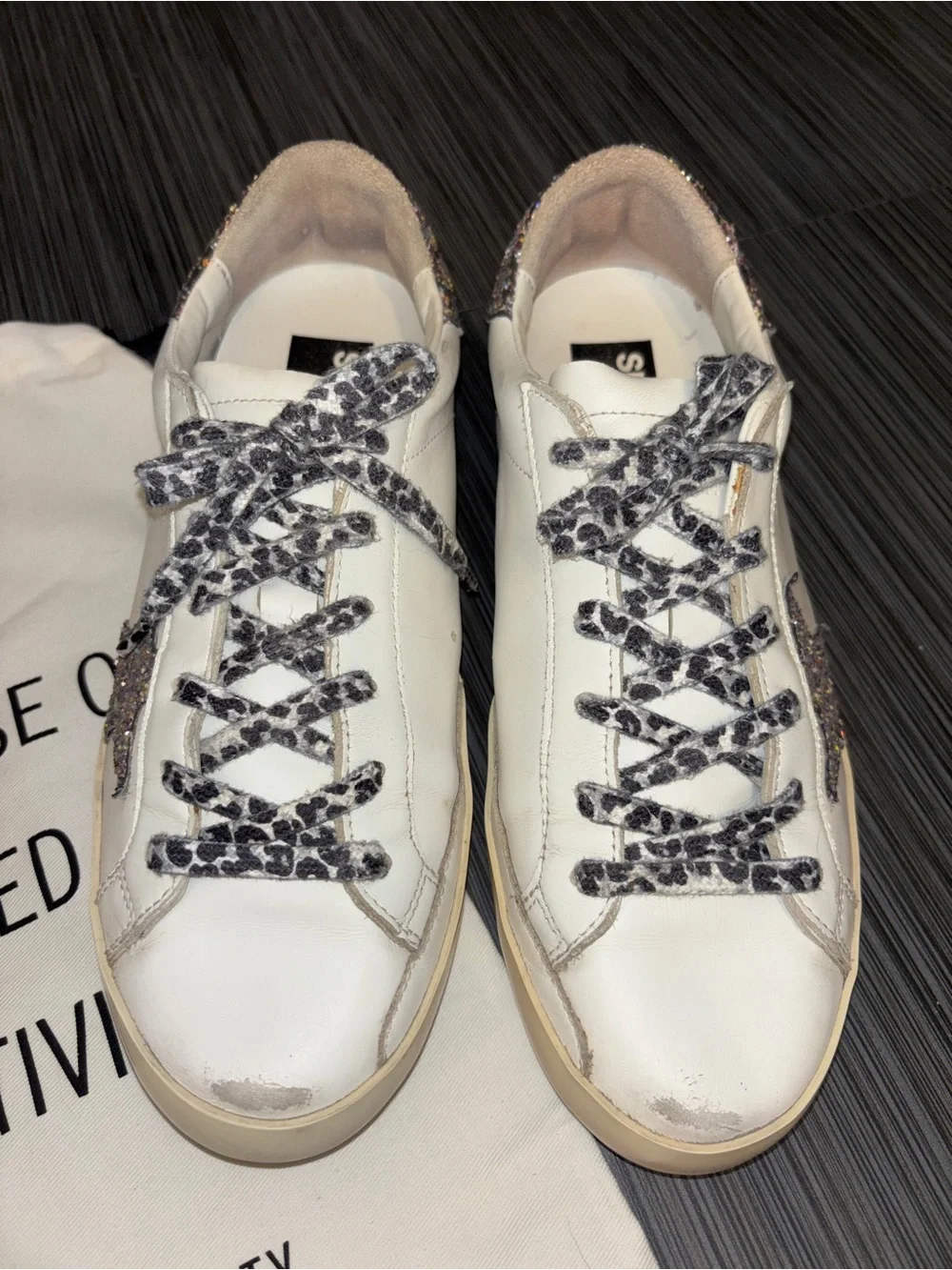 Golden Goose Super-Star Sneaker Multicolored Glitter Star